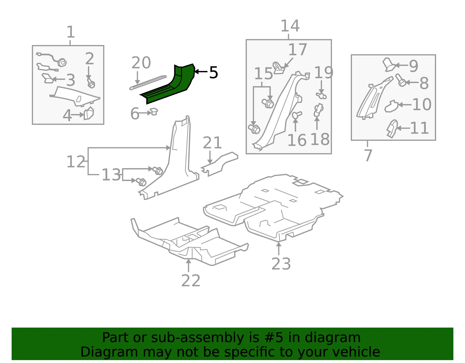 Retainer Asm Frt S D Opg F - GM (25905646) - view 2