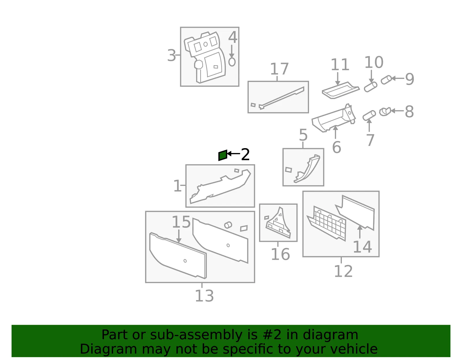 Lower Panel - GM (25905758) - view 2