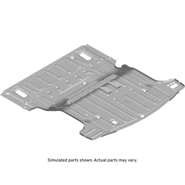 Rear Floor Panel with Bracket and Nuts - GM (25993275)