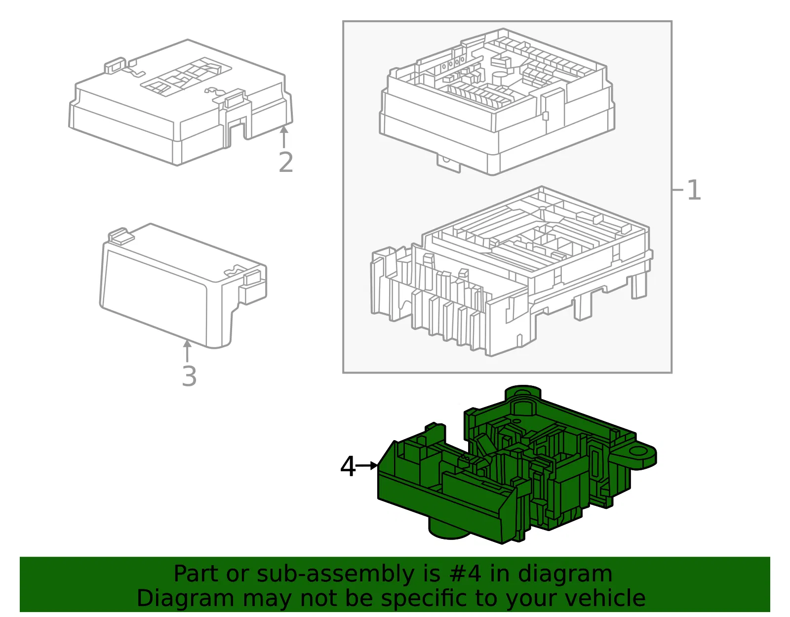Mount Bracket - GM (26316487) - view 3