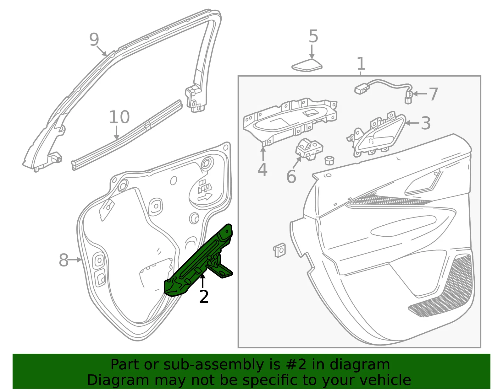 Mount Bracket - GM (26342972) - view 3