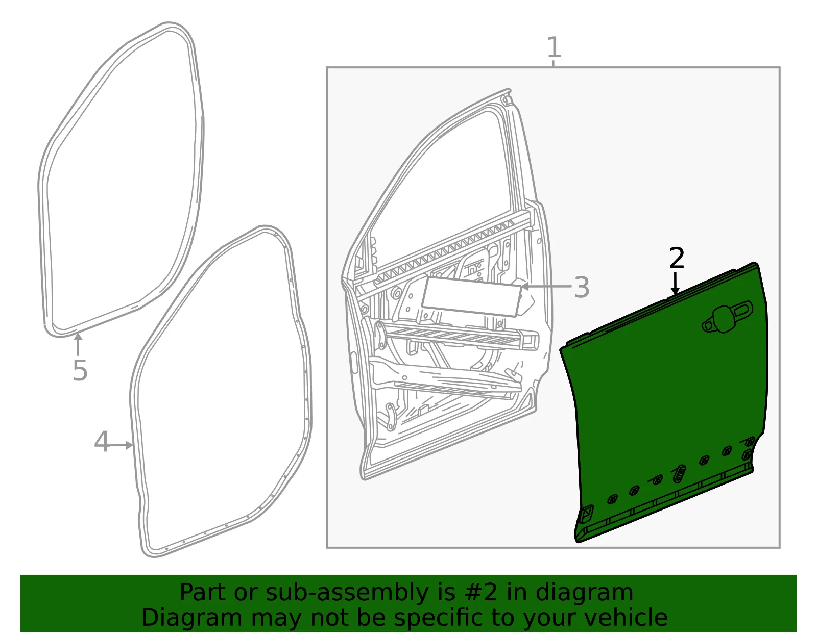 Outer Panel - GM (26344908) - view 3