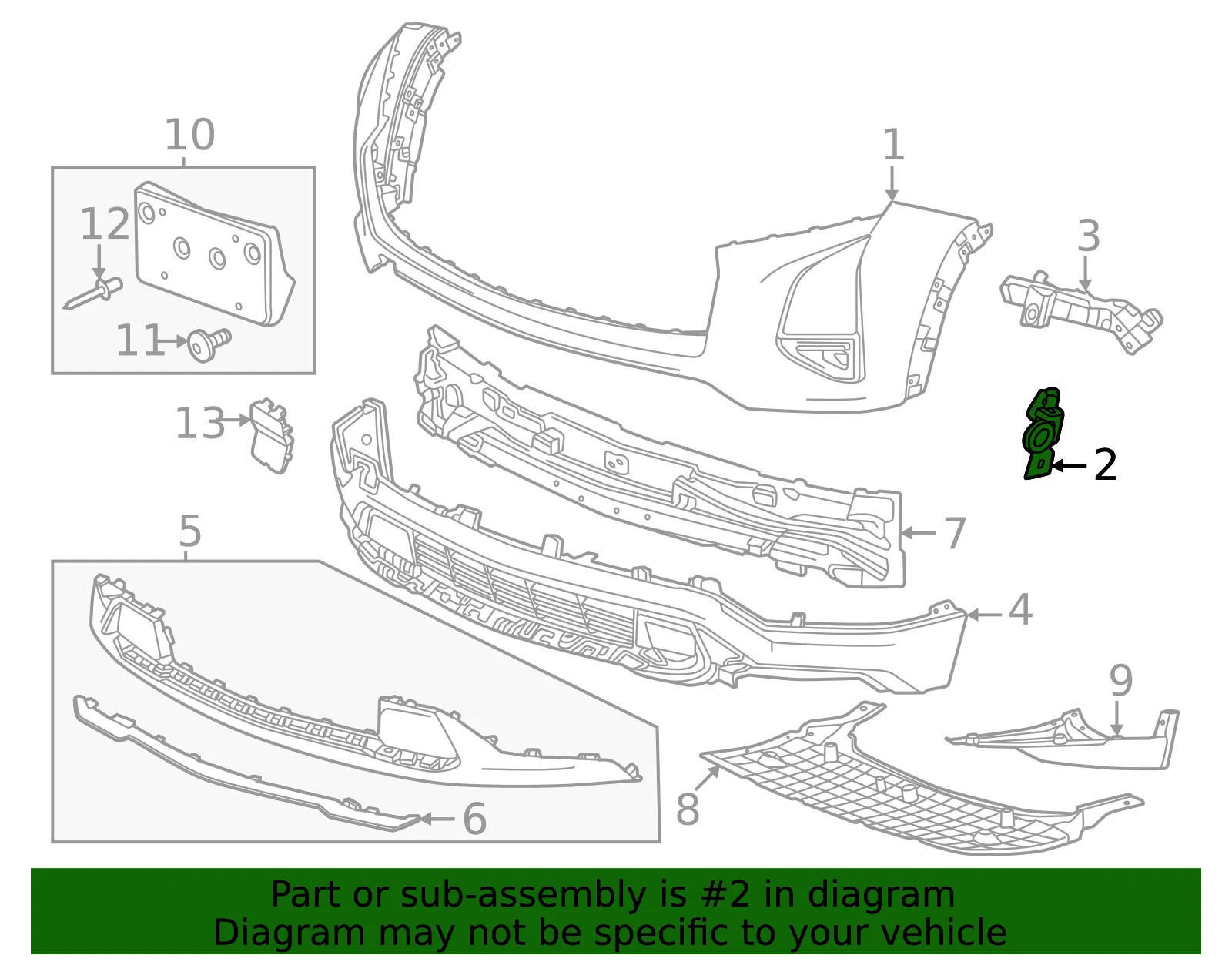 Side Bracket - GM (26349580) - view 3