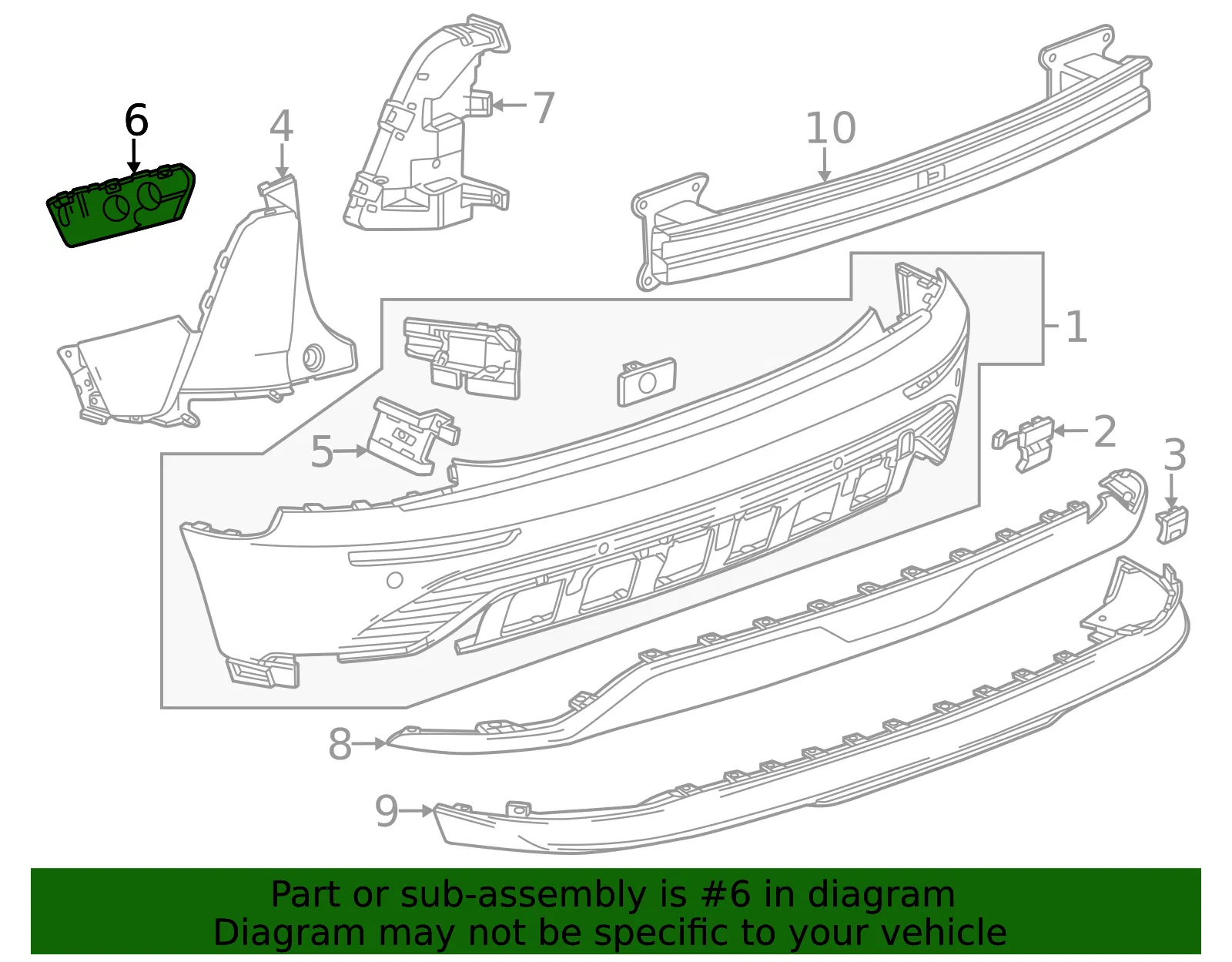 Guide Bracket - GM (26393047) - view 3