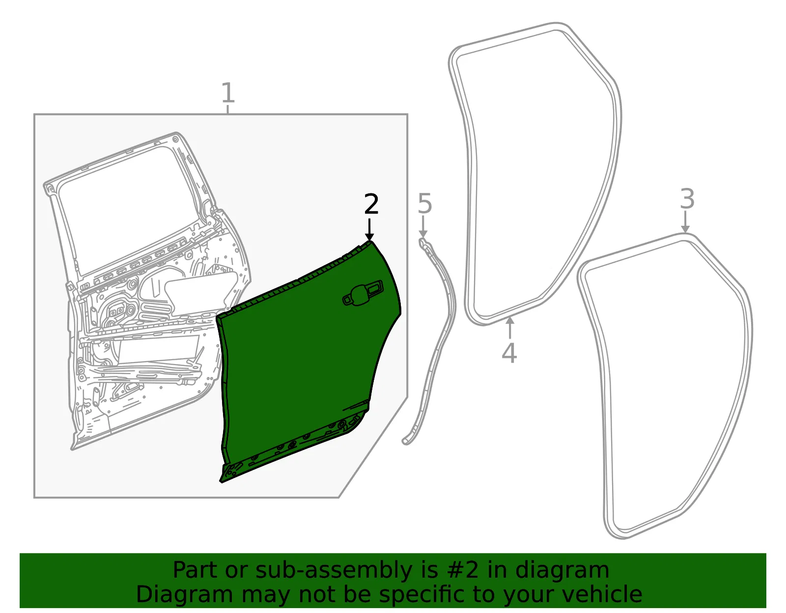 Outer Panel - GM (26406145) - view 3