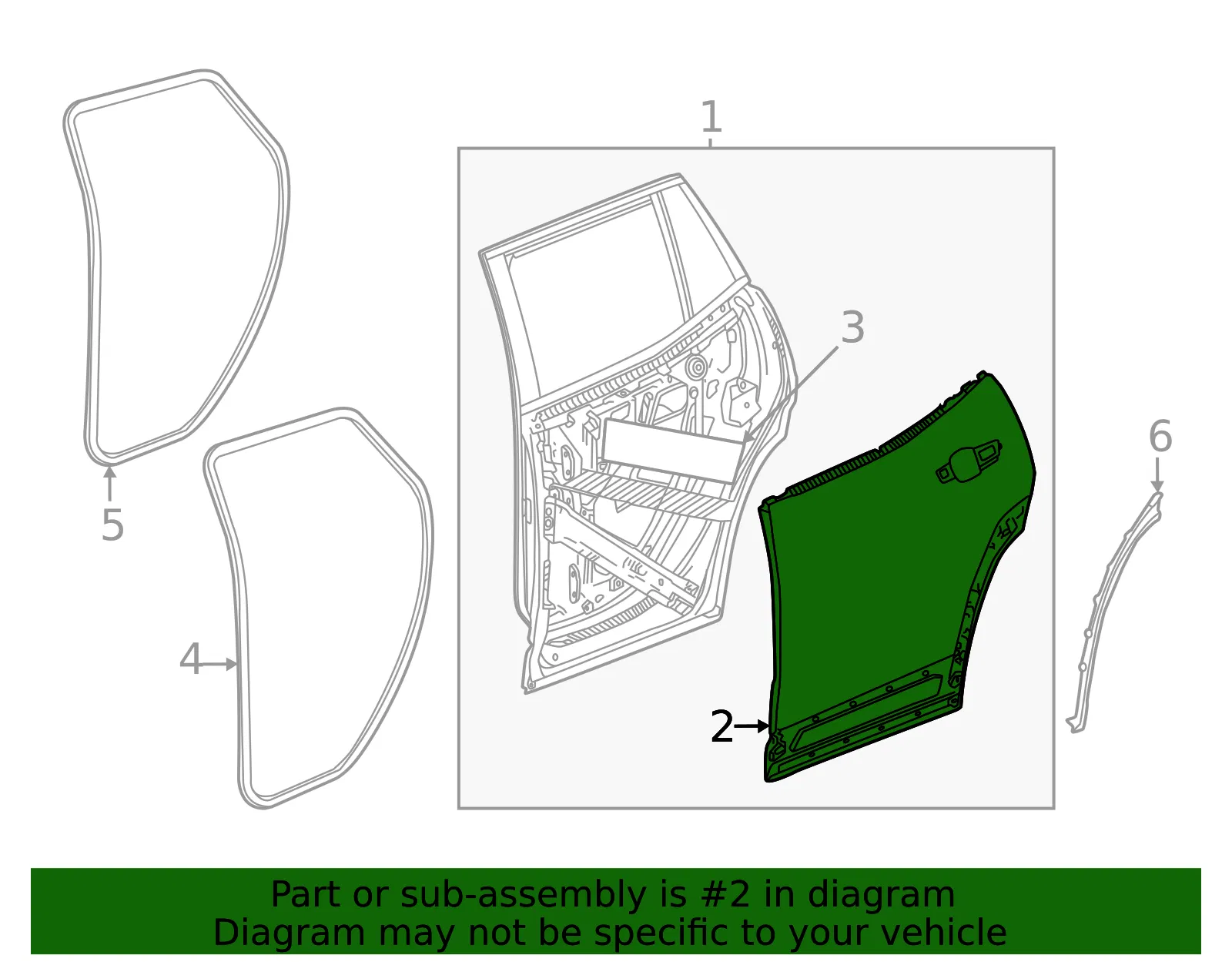 Outer Panel - GM (26428770) - view 2