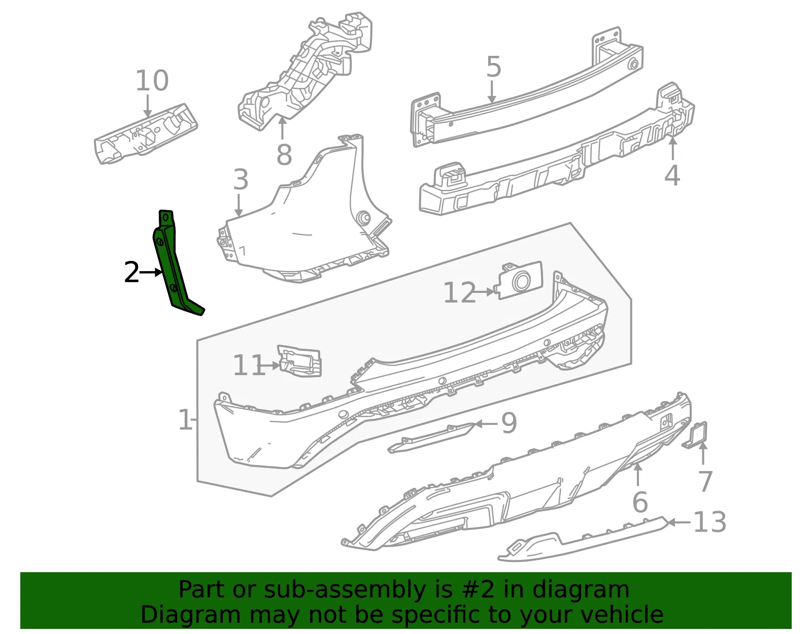 Side Bracket - GM (26432108) - view 2