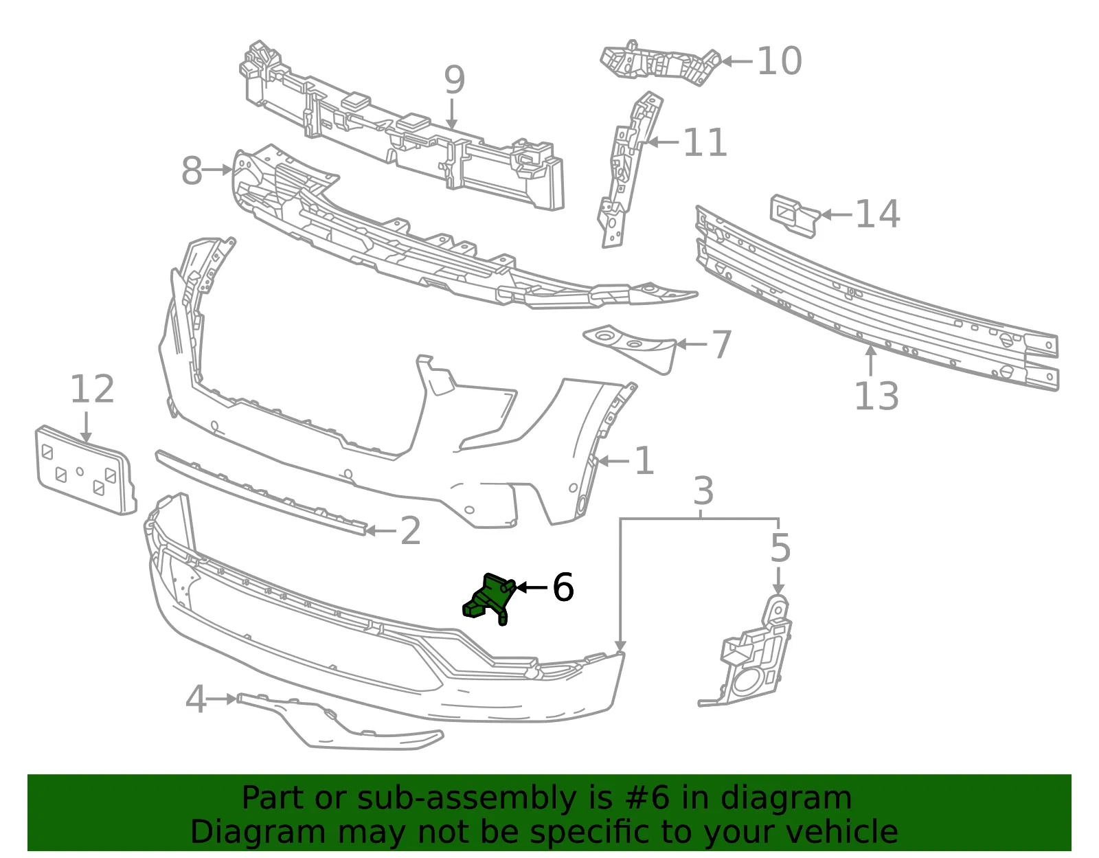 Bracket - GM (26432645) - view 3