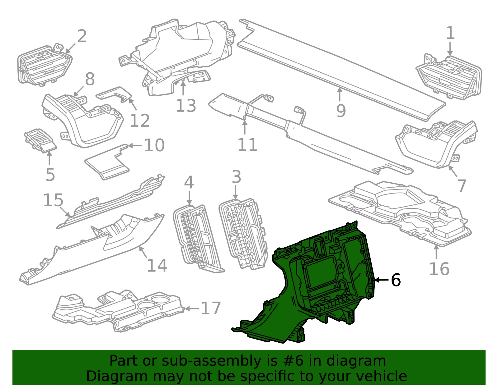 Lower Panel - GM (26480402) - view 2