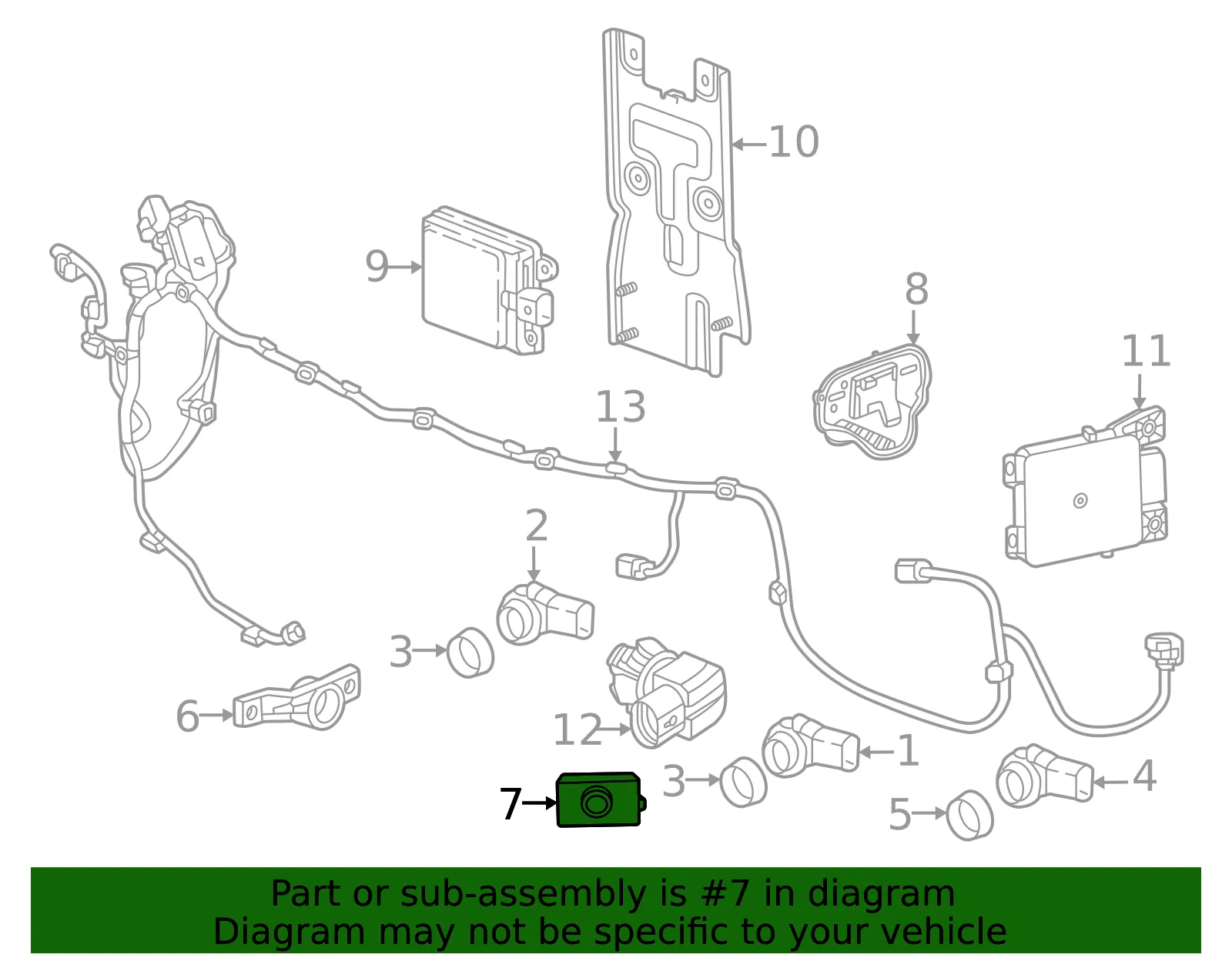 Outer Bracket - GM (26491620) - view 3