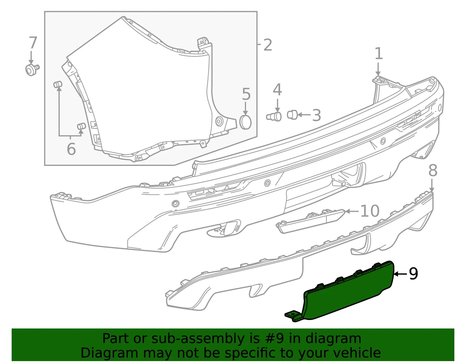 Filler Cover - GM (26513795) - view 2
