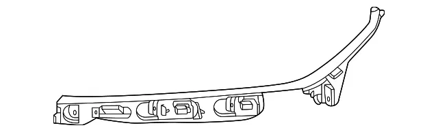 F Bracket - GM (26584713) - view 2