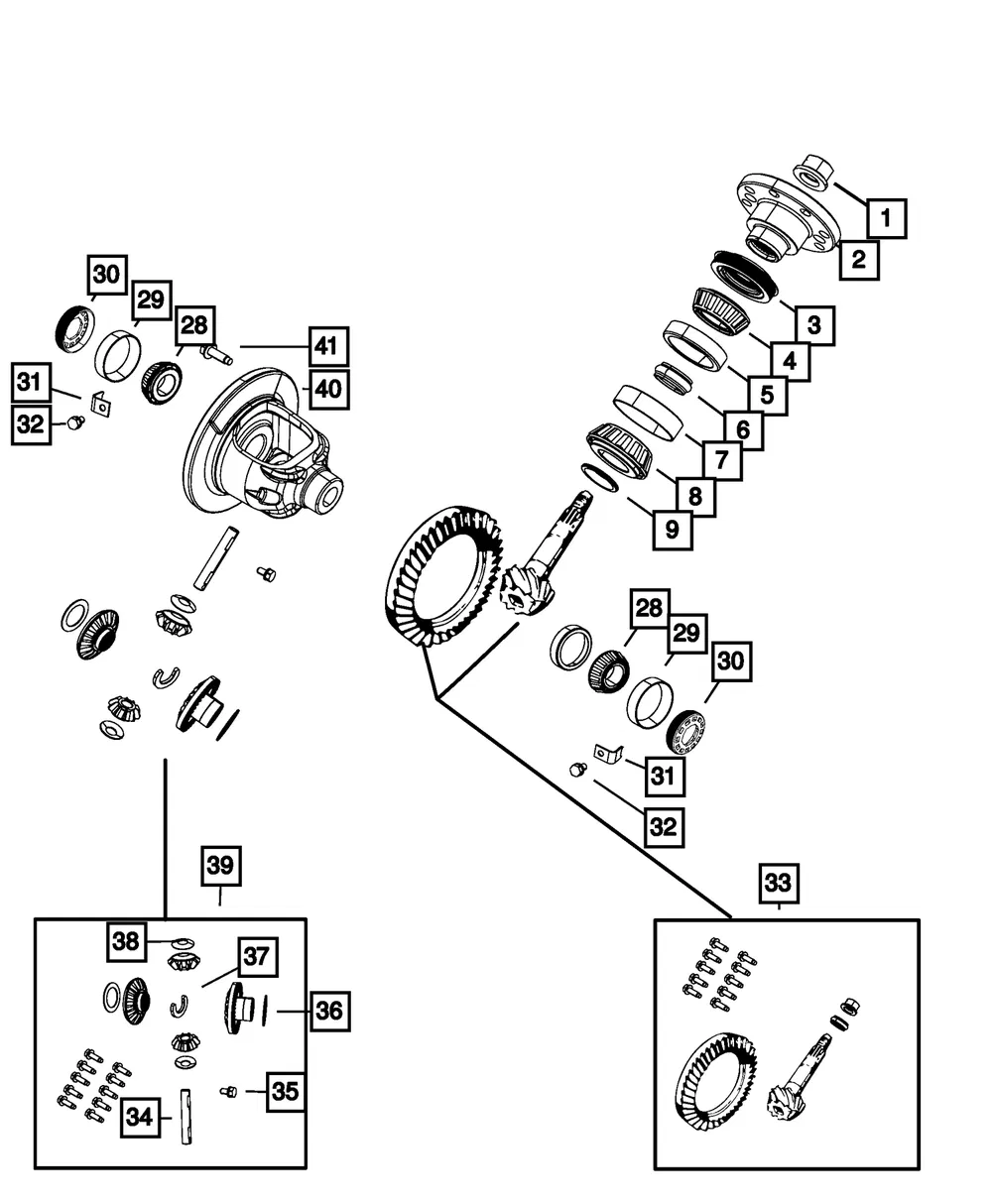 Drive Pinion Bearing, Rear - Mopar (2800484) - view 3