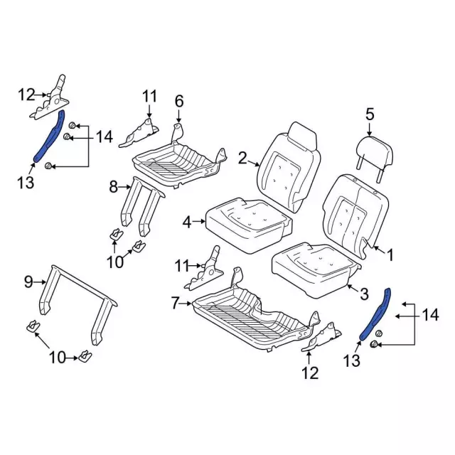 Bracket - Ford (2l1z78624c30aa) - view 5