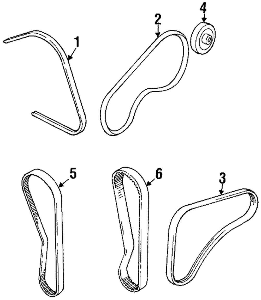 V Belt 4Pk820 - GM (30005359)