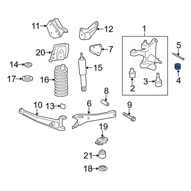 NUT HEX - Ford (383489S441) - view 3