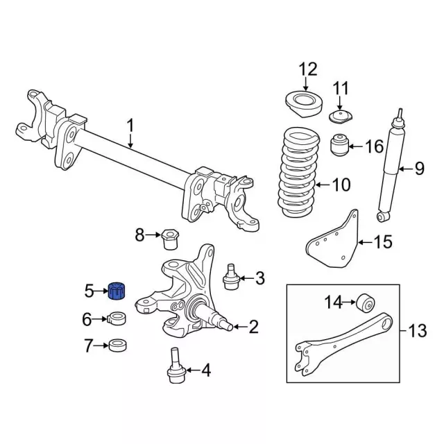 NUT HEX - Ford (383489S441) - view 7