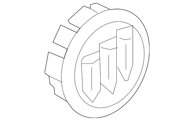 Center Cap - GM (39009647) - view 2