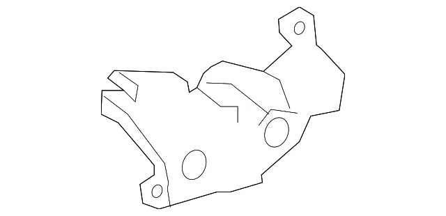 Outer Bracket - Driver's Side (LH) - GM (39124382) - view 3