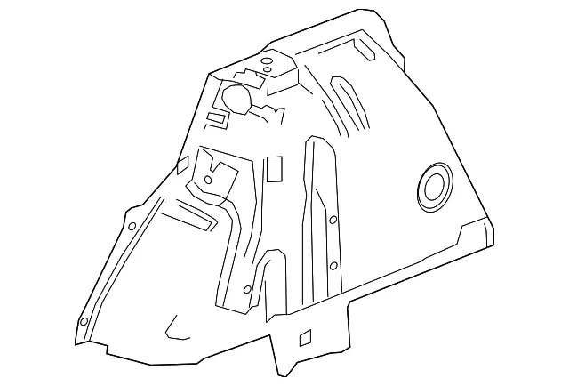 Rear Driver Side Wheelhouse Inner Panel - GM (39133164)