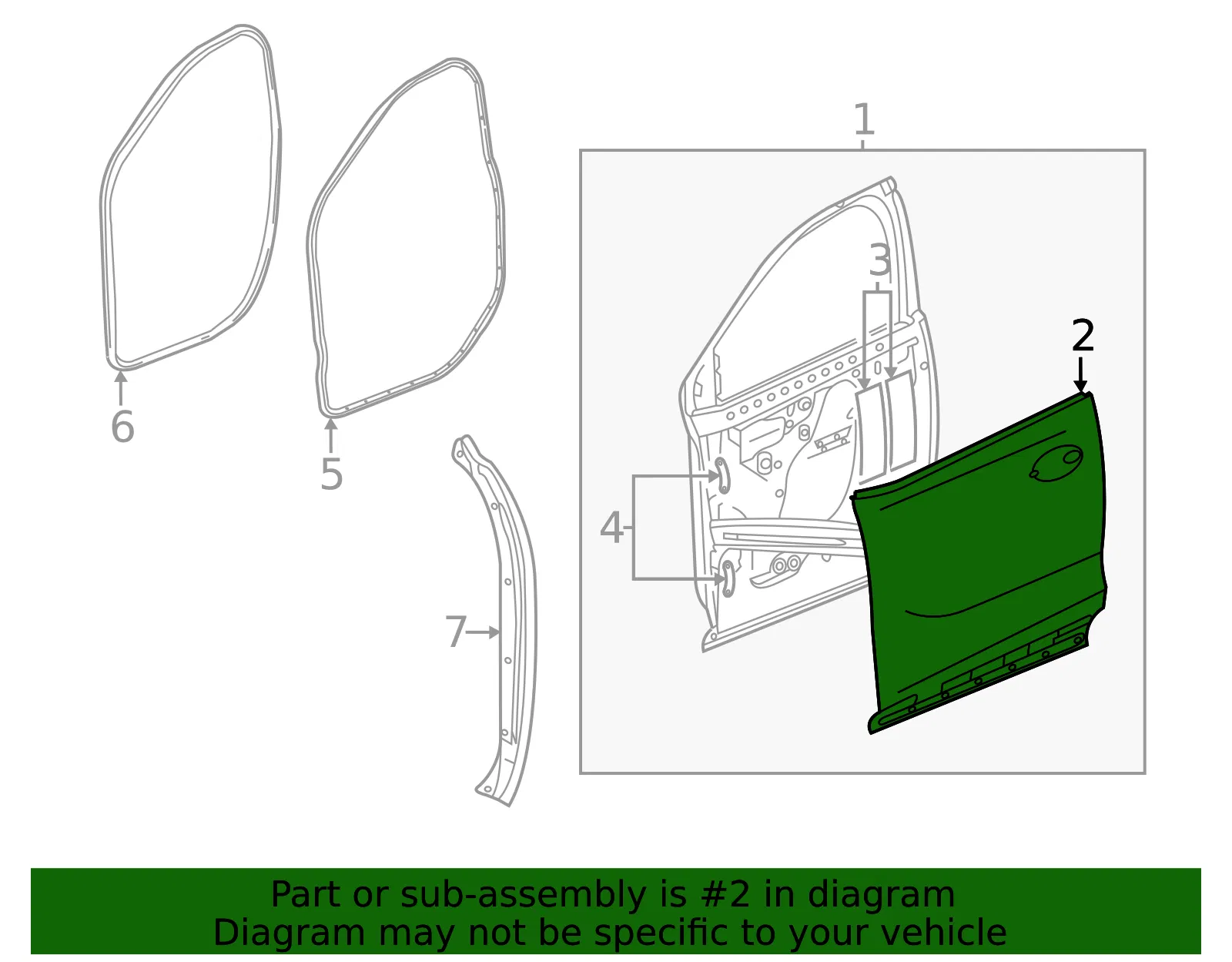 Outer Panel - GM (42484967) - view 3