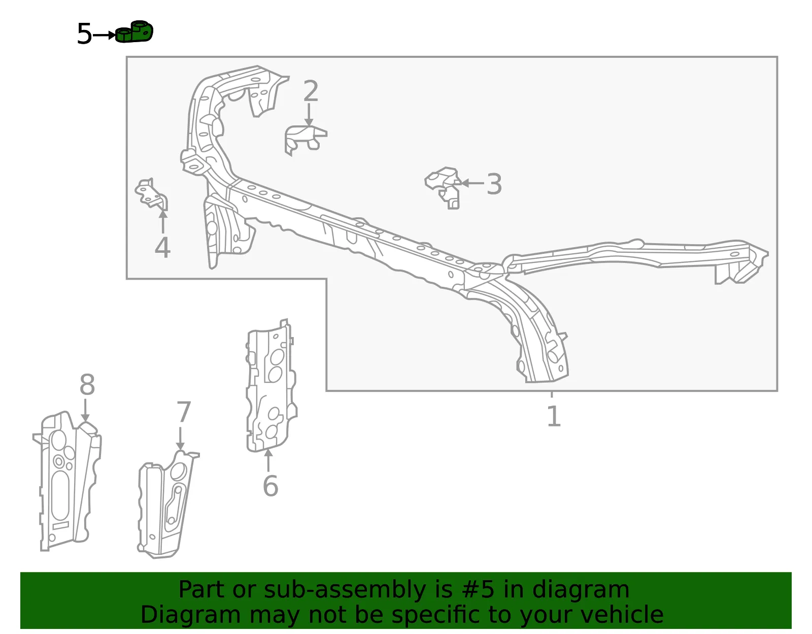 Multi Purpose Bracket - GM (42553320) - view 3