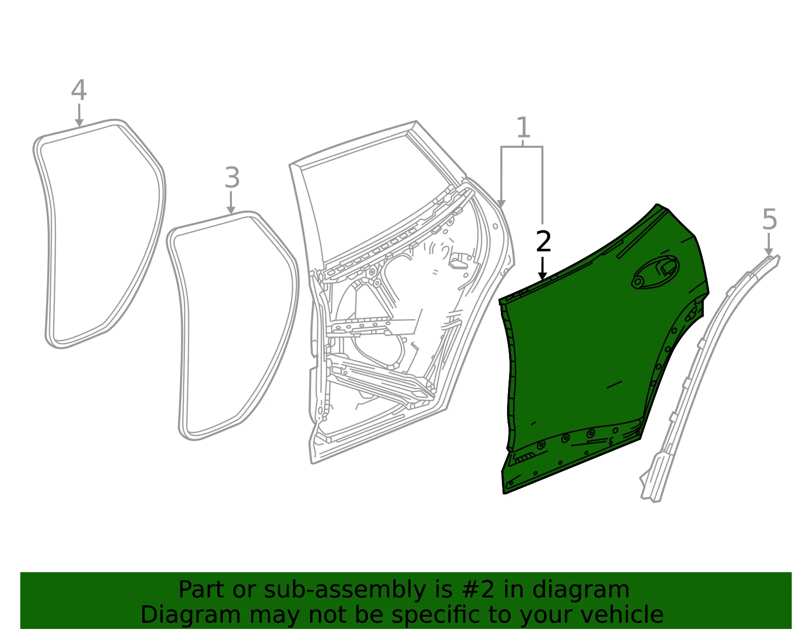Outer Panel - GM (42732219) - view 3