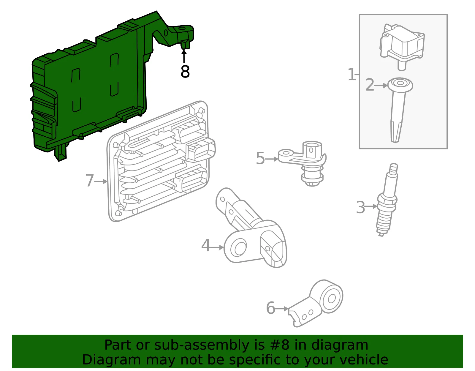 Mount Bracket - GM (42766894) - view 2