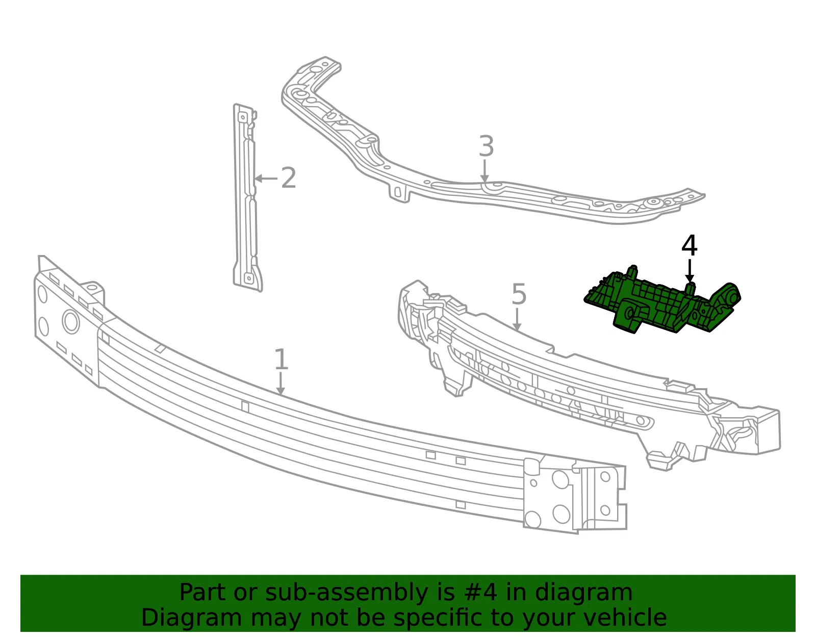 Guide Bracket - GM (42780438) - view 3