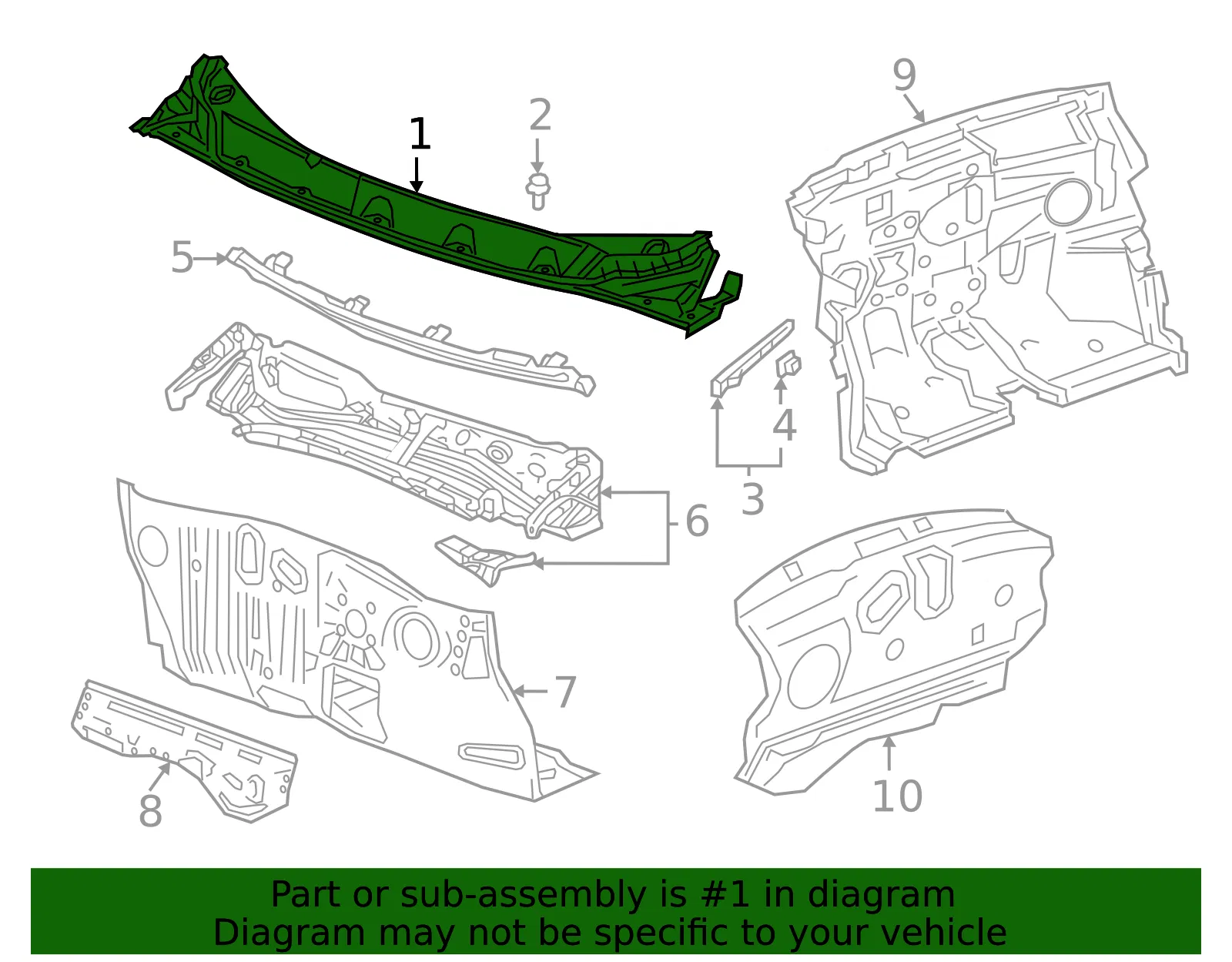 F Panel - GM (42798710) - view 3