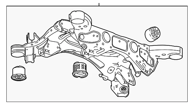 Cross-Member - GM (42799310) - view 2