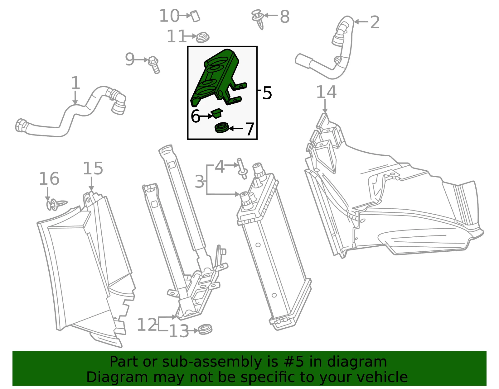 Upper Bracket - GM (42806190) - view 3