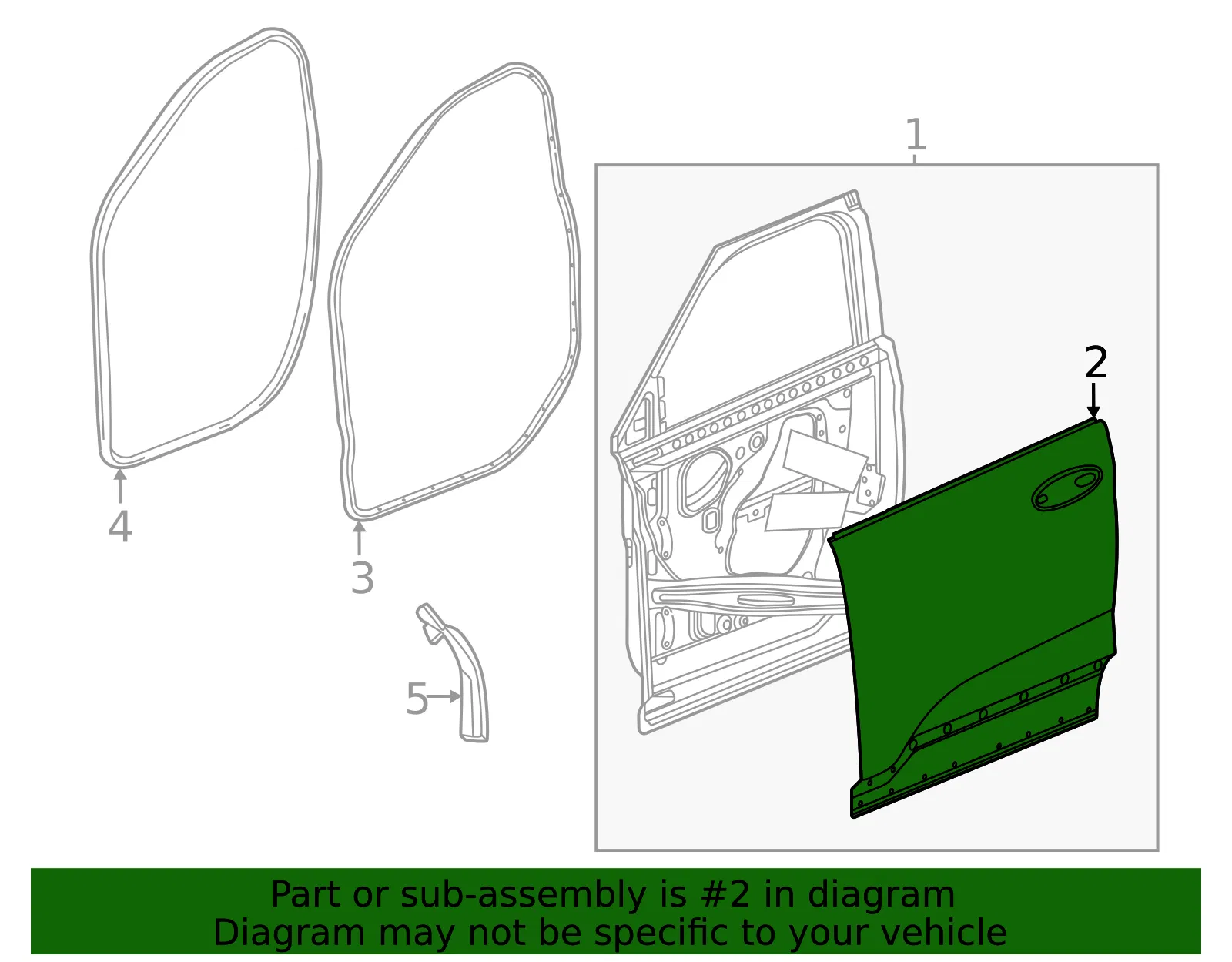 Outer Panel - GM (42820676) - view 3