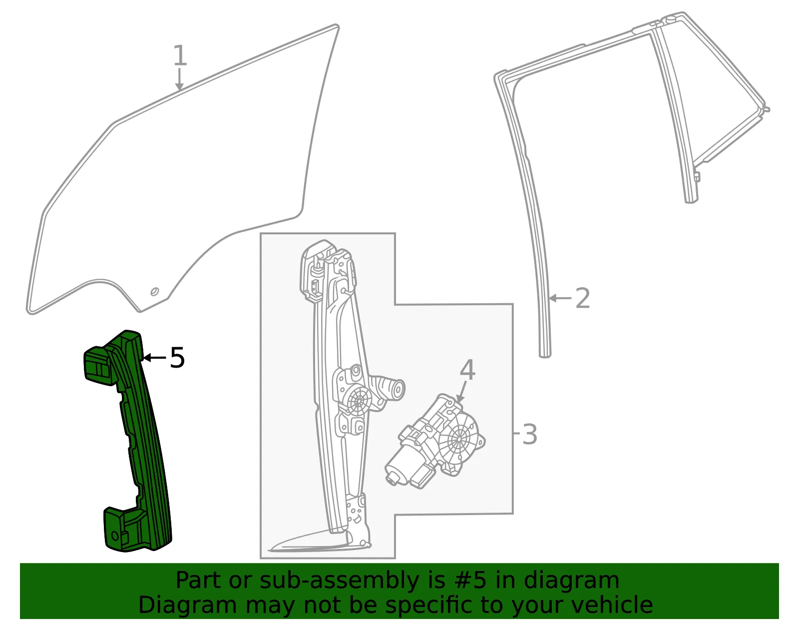 Rear Guide - GM (42830421) - view 3