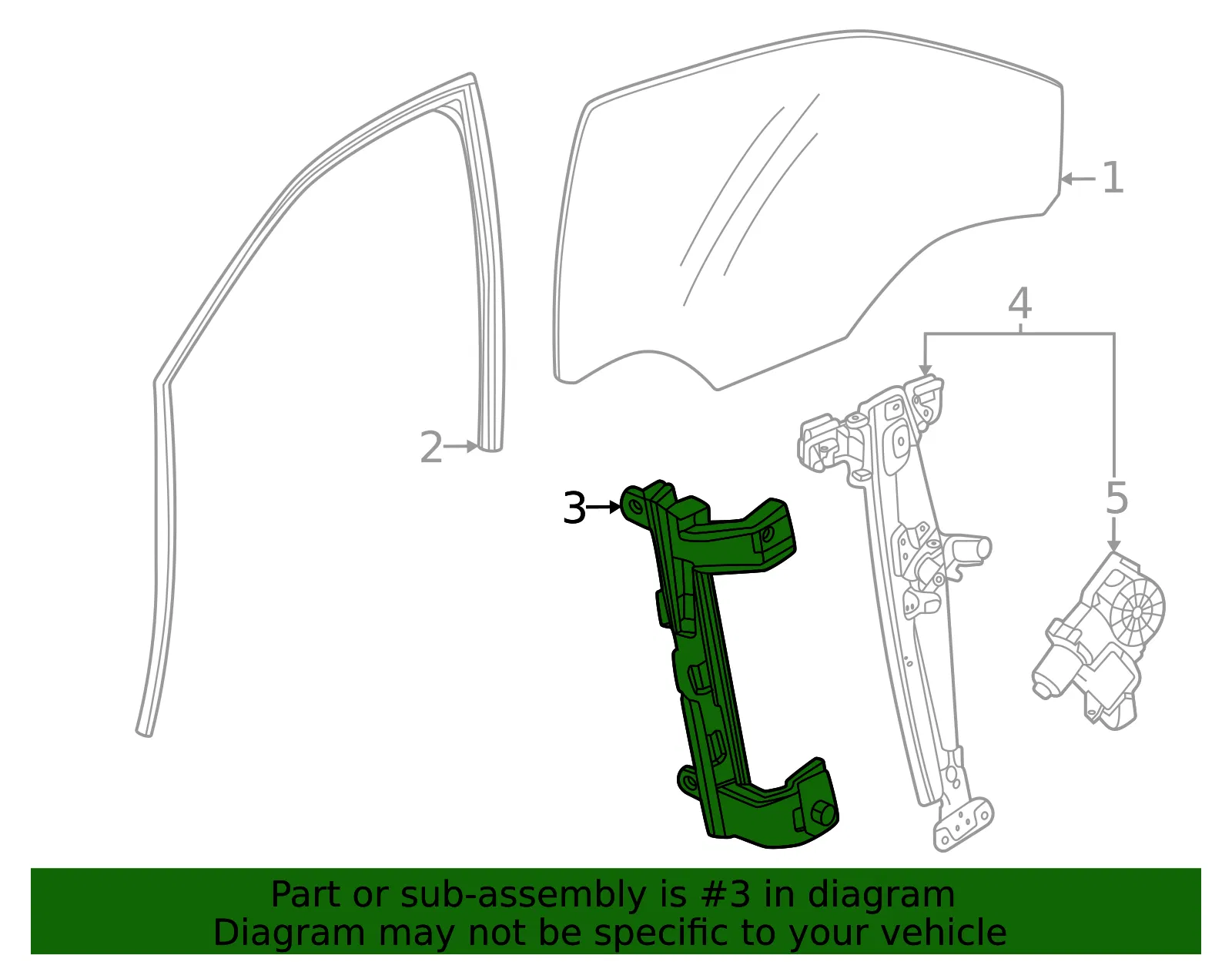 Rear Guide - GM (42831446) - view 3