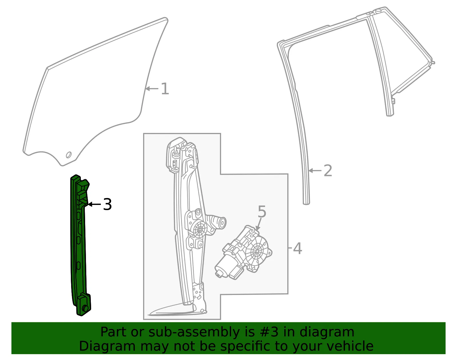 Rear Guide - GM (42831447) - view 3