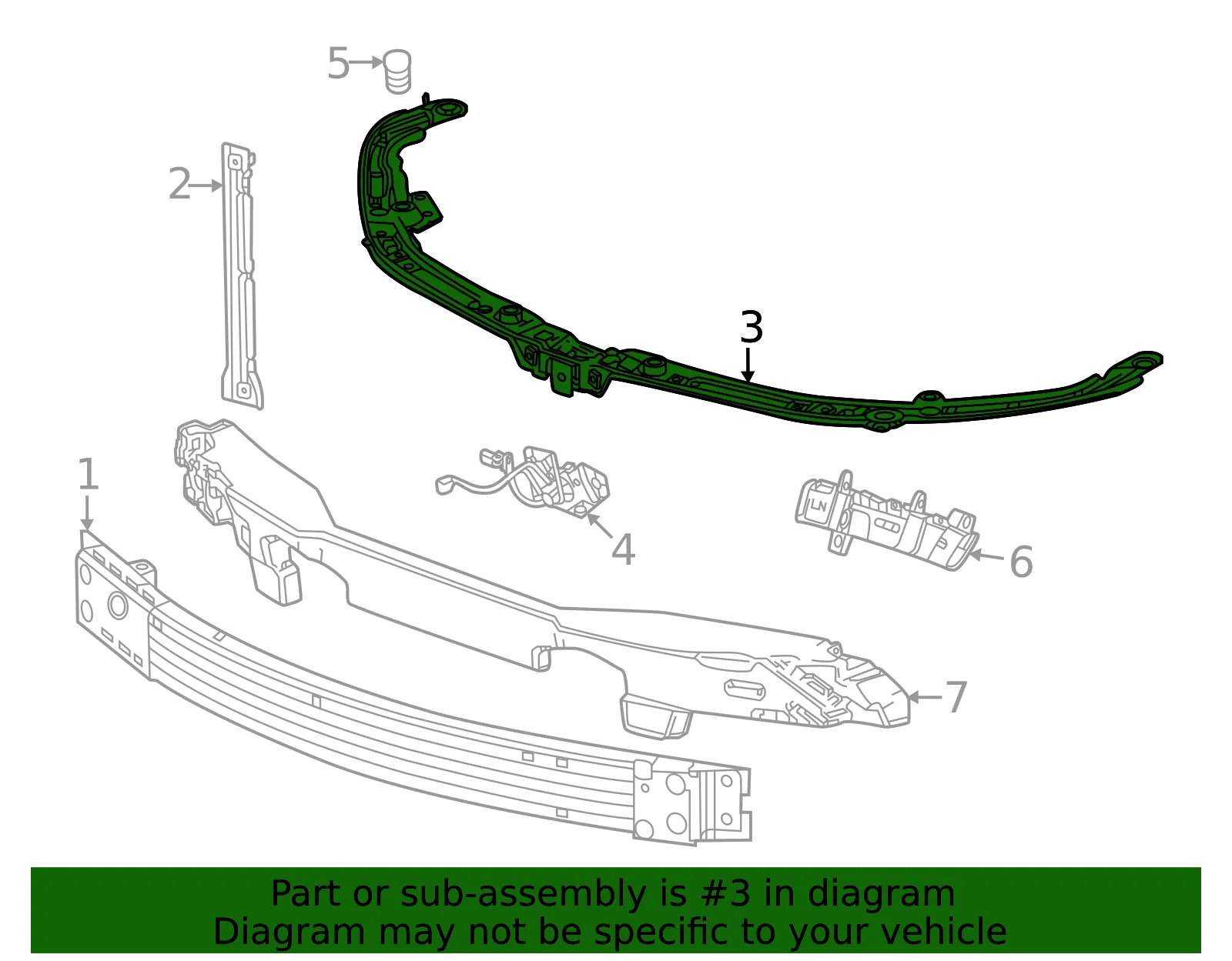 Upper Support - GM (42831450) - view 3