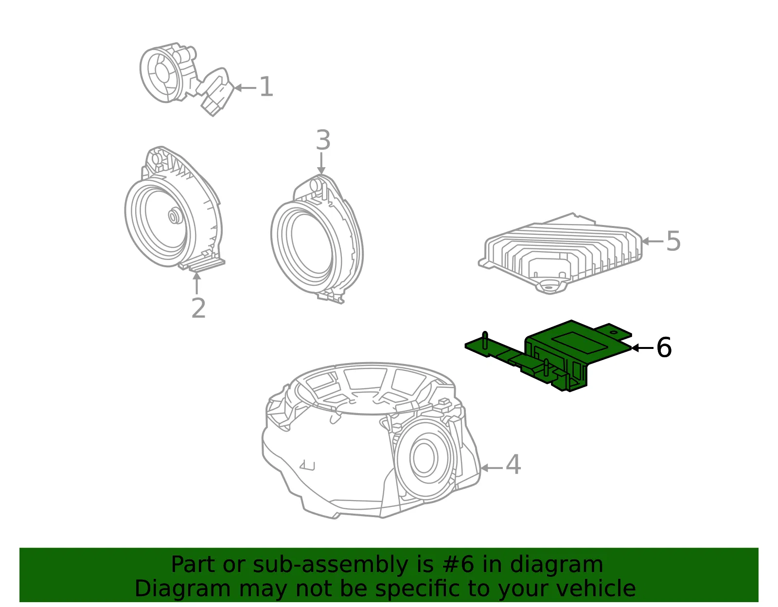 Mount Bracket - GM (42862160) - view 3