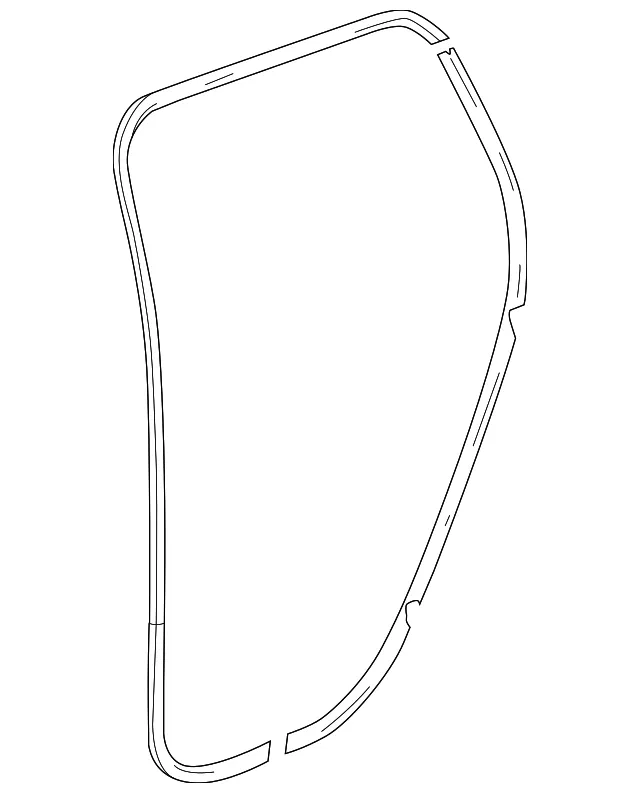 Weather-Strip On Body - GM (42885296) - view 4