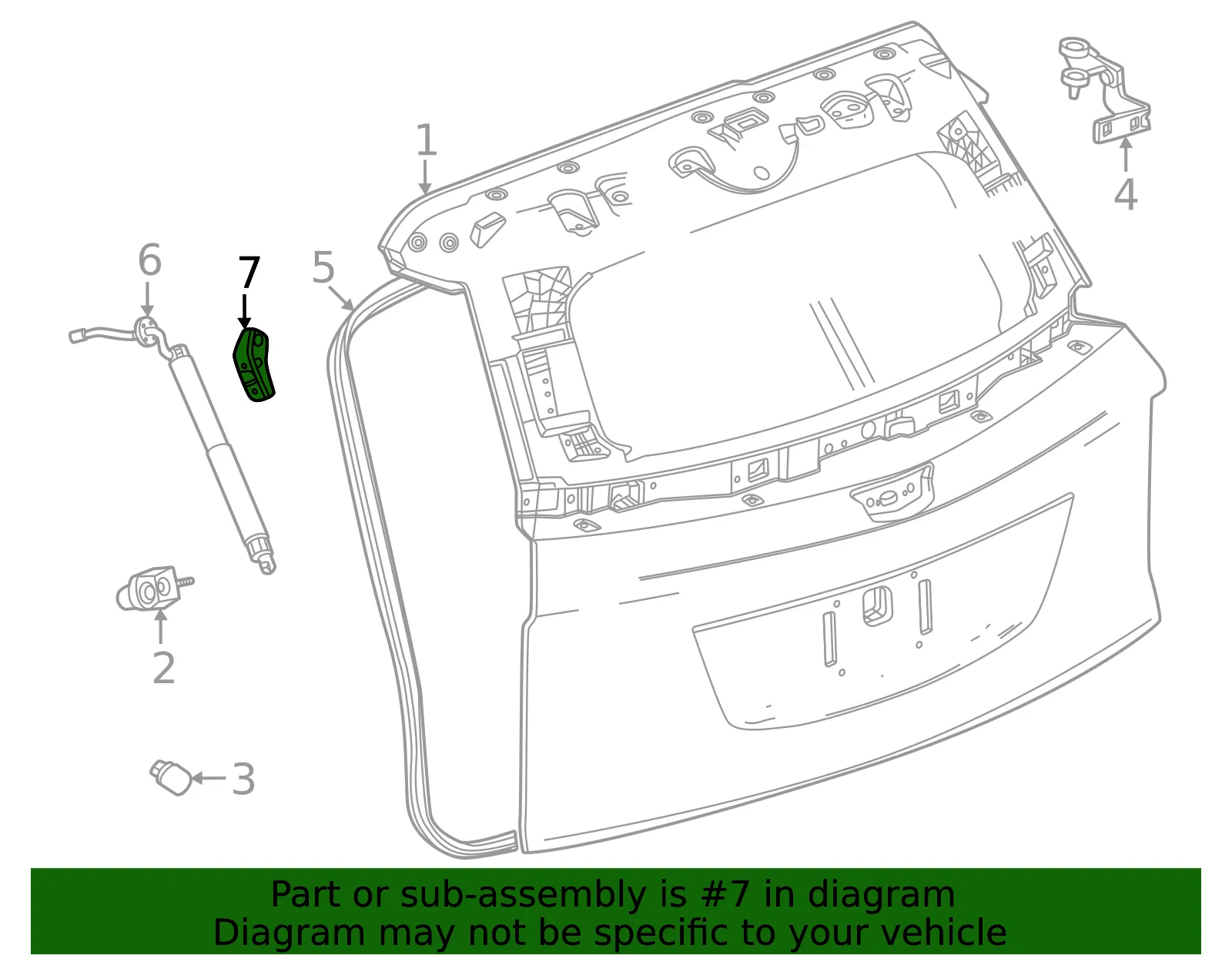Mount Bracket - GM (42888554) - view 3