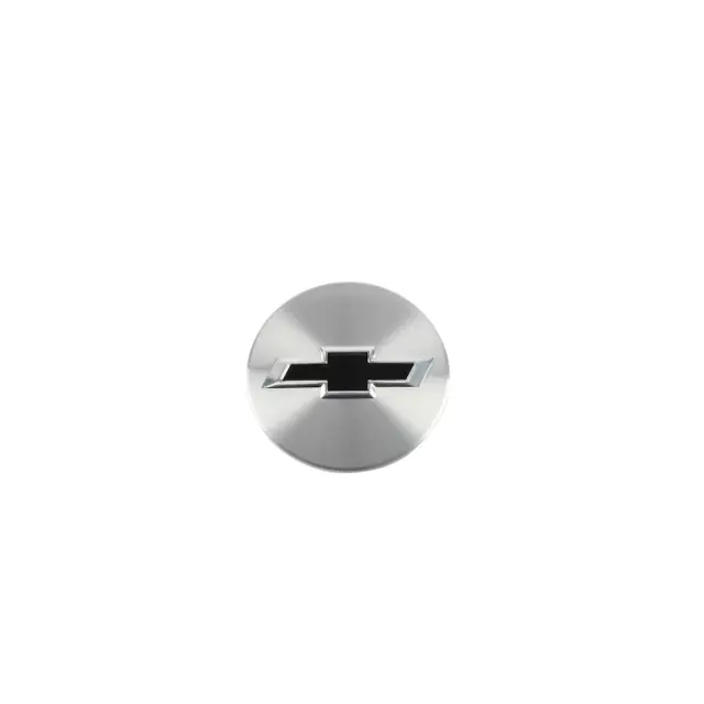 Center Cap - Silver With Black Bow-Tie Logo - GM (42903575)