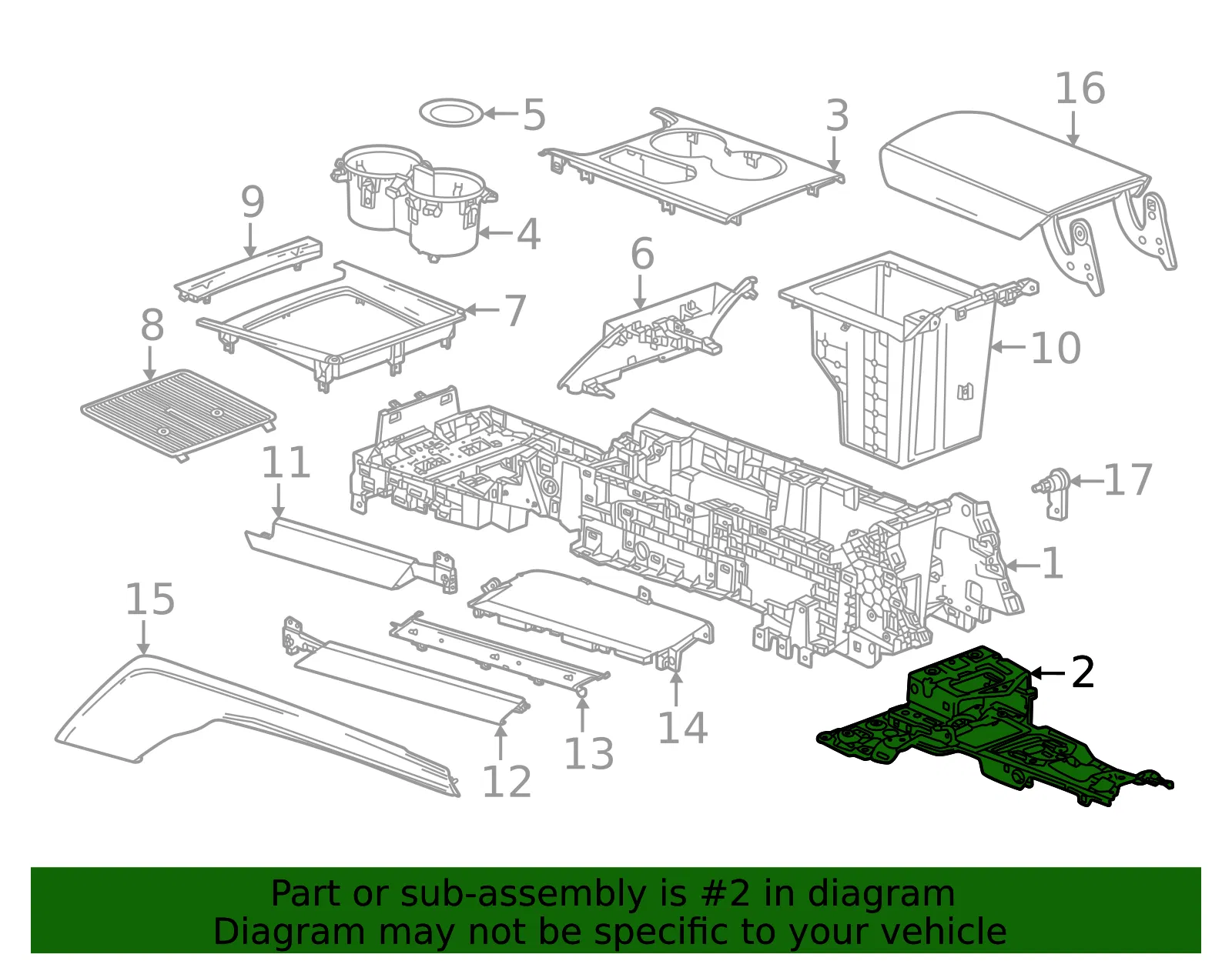 Mount Bracket - GM (42919128) - view 3