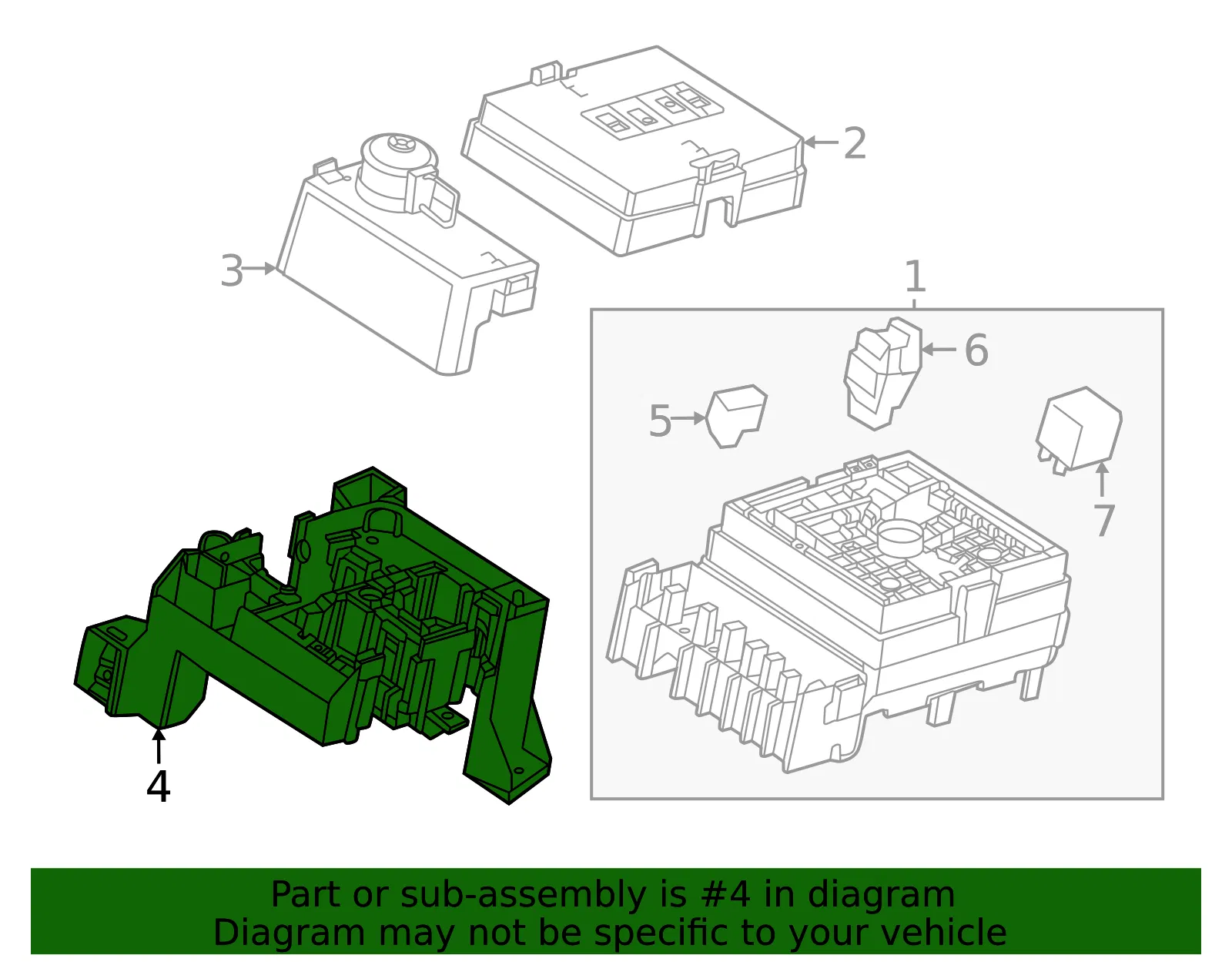 Mount Bracket - GM (42920389) - view 3