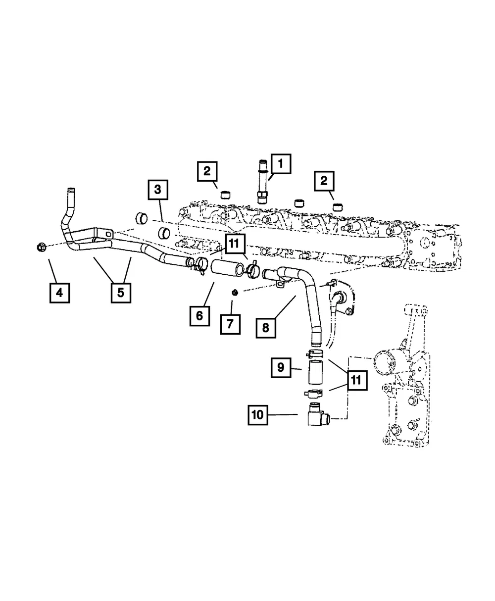 Hex Flange Nut - Mopar (4429862) - view 2