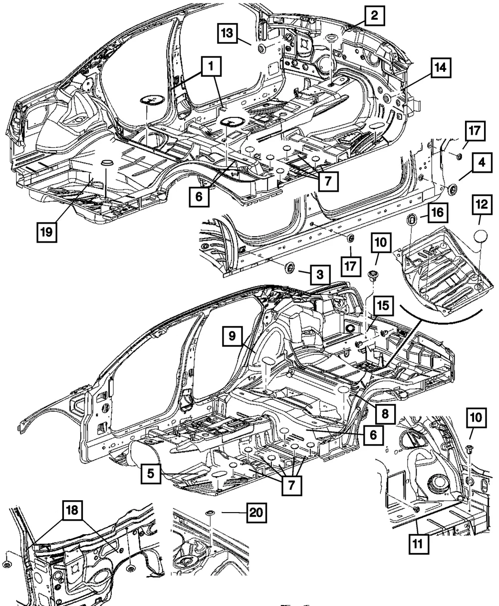 Body Plug - Mopar (4589533ab) - view 4