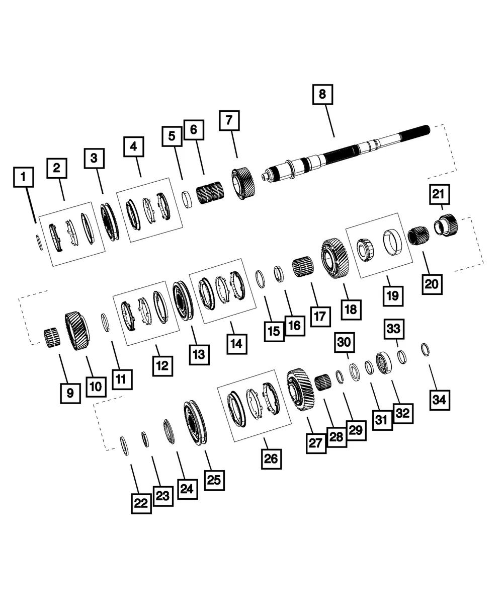 Bearing - Mopar (4626563)