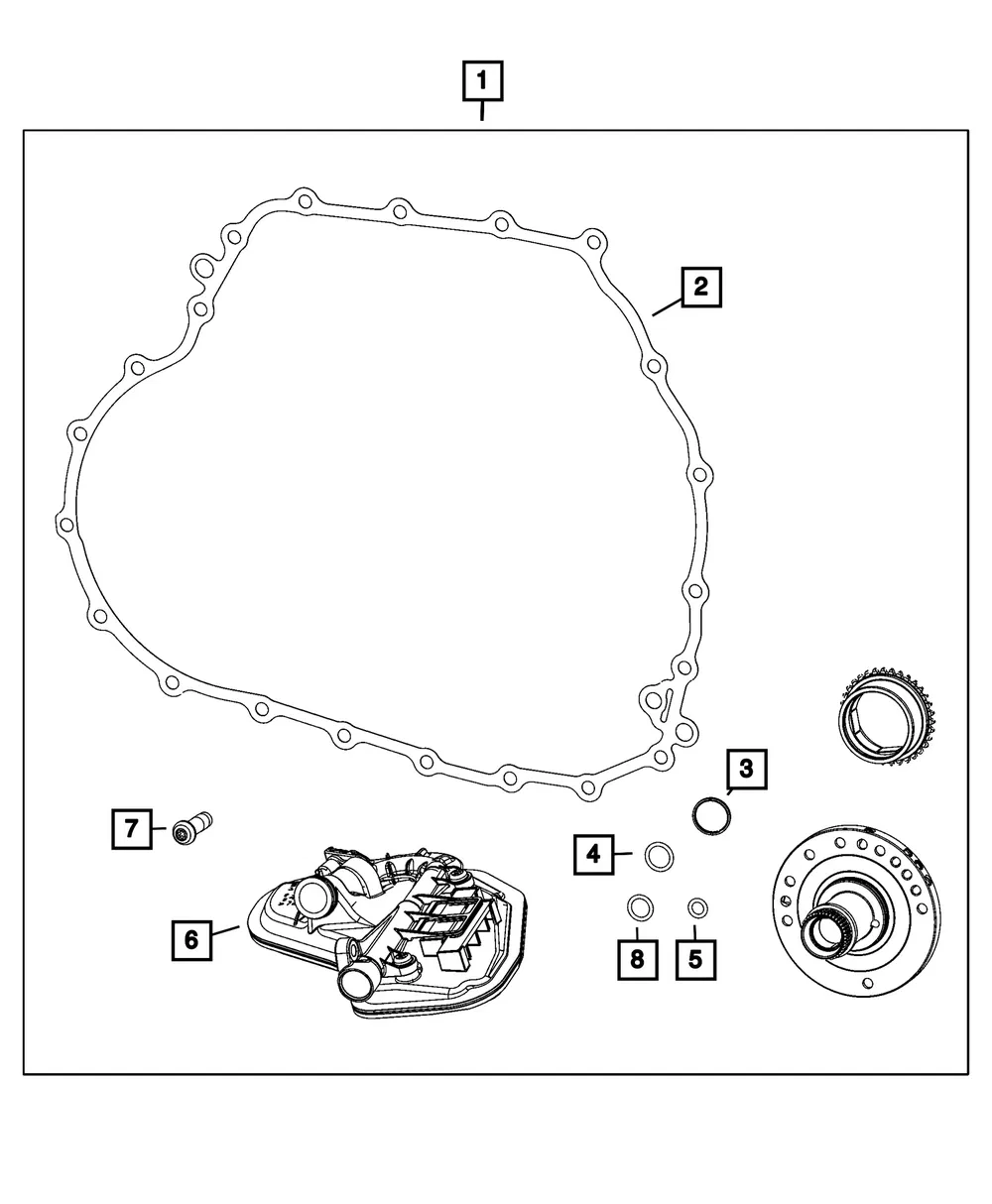 O-Ring - Mopar (4736894aa) - view 2