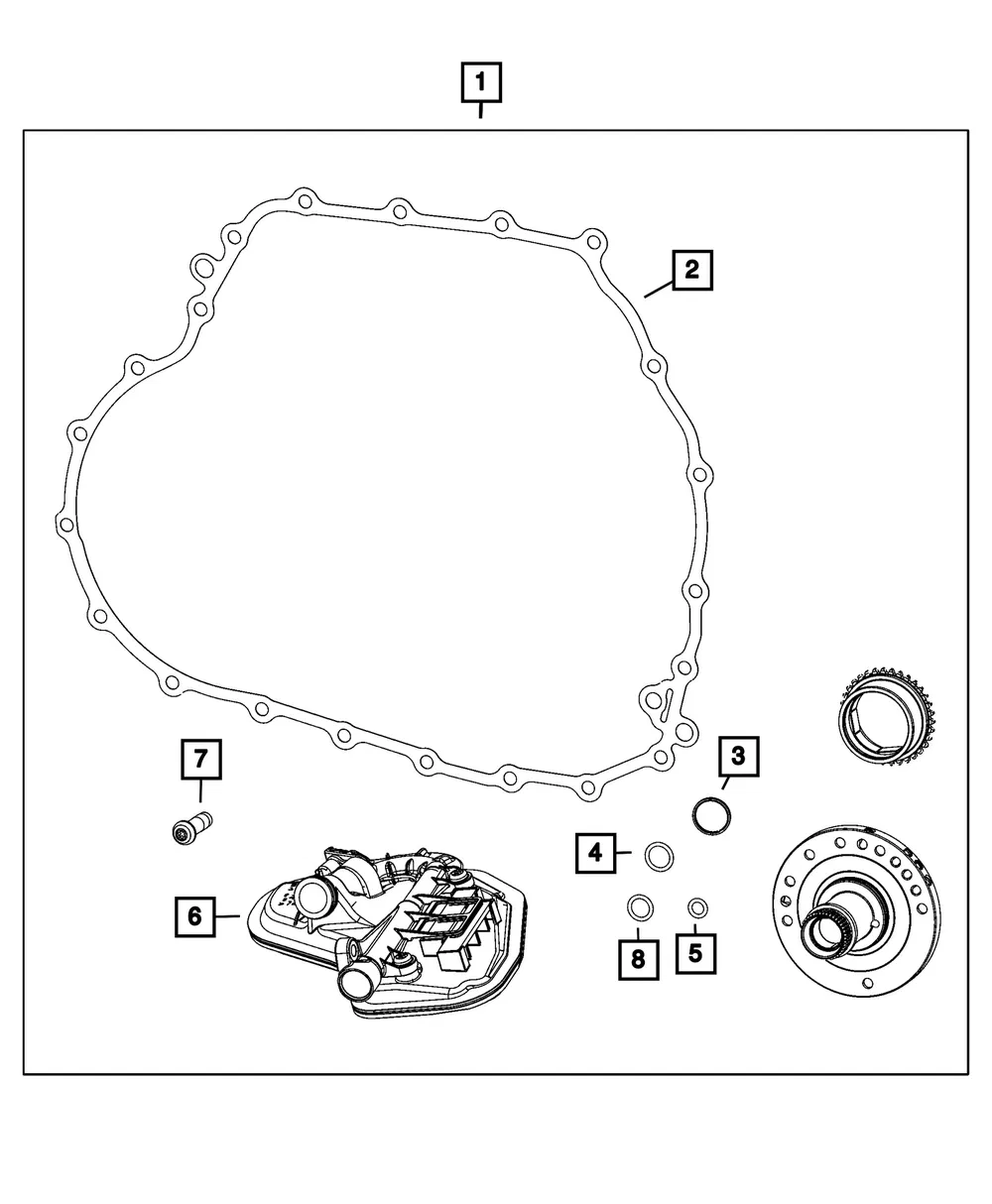 Seal Ring - Mopar (4736946aa) - view 2
