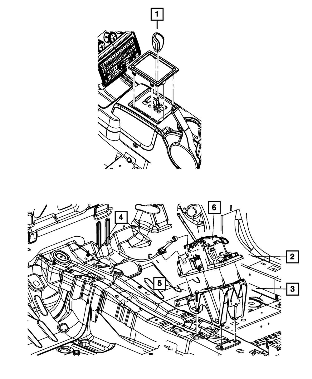 Gearshift Control Cable - Mopar (4743768AB) - view 4