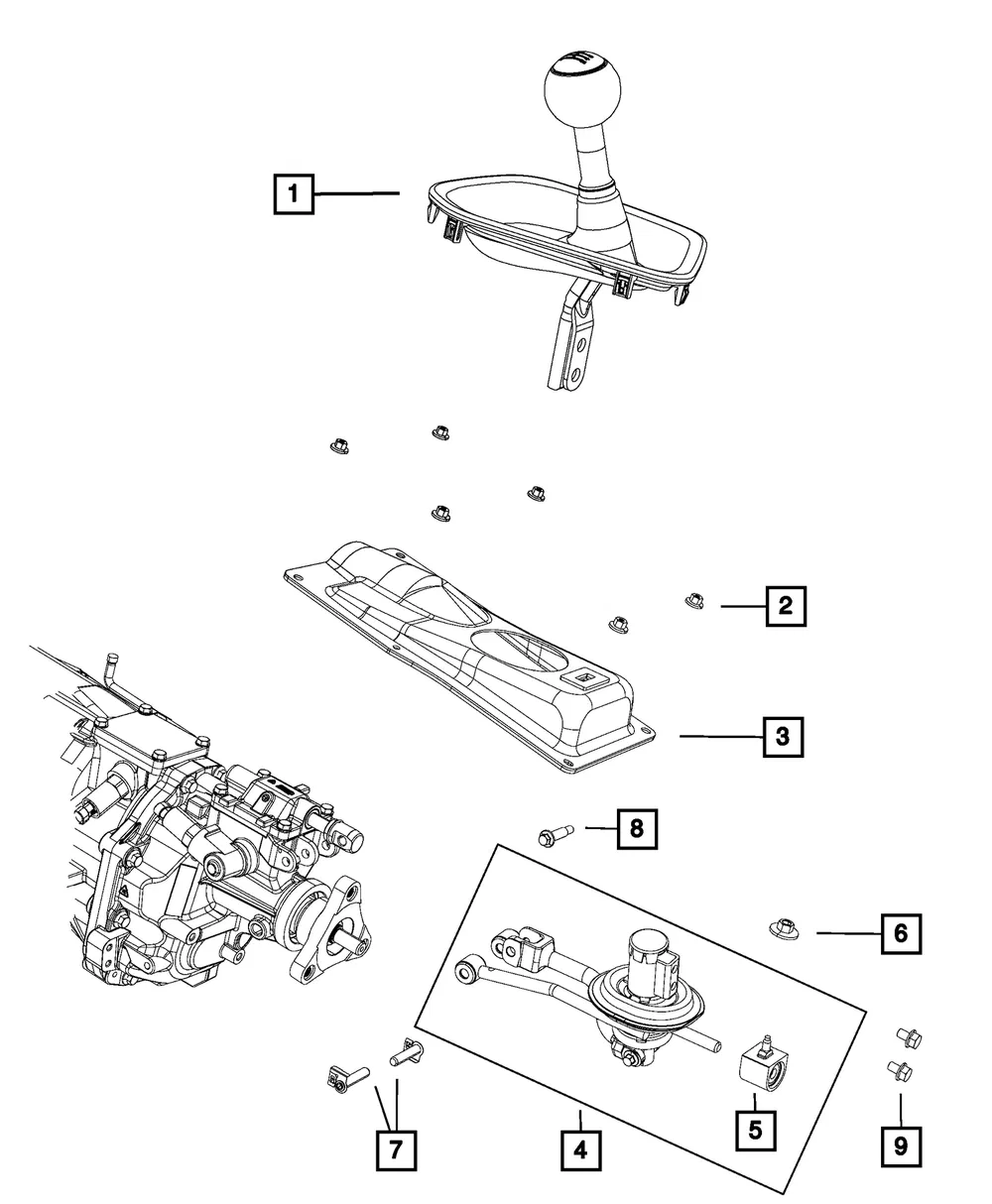 Gearshift Bracket - Mopar (4779566ab) - view 4